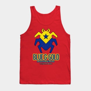 Blue and Gold Tours Distressed Tank Top